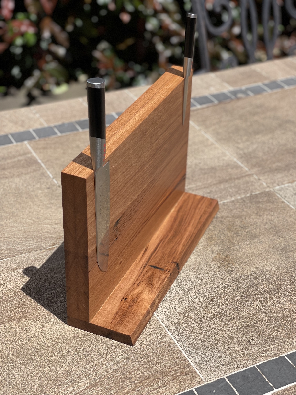 Magnetic Knife Boards - Single Sided L Type Upright 300w x 260h