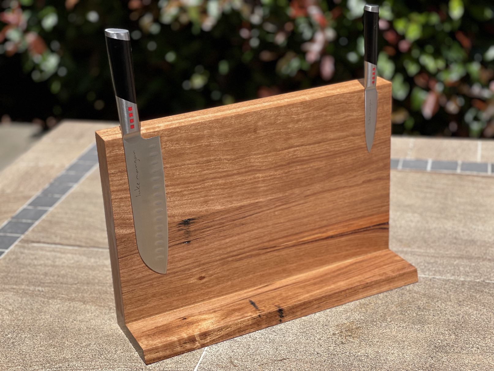 Magnetic Knife Boards - Single Sided L Type Upright 350w x 260h