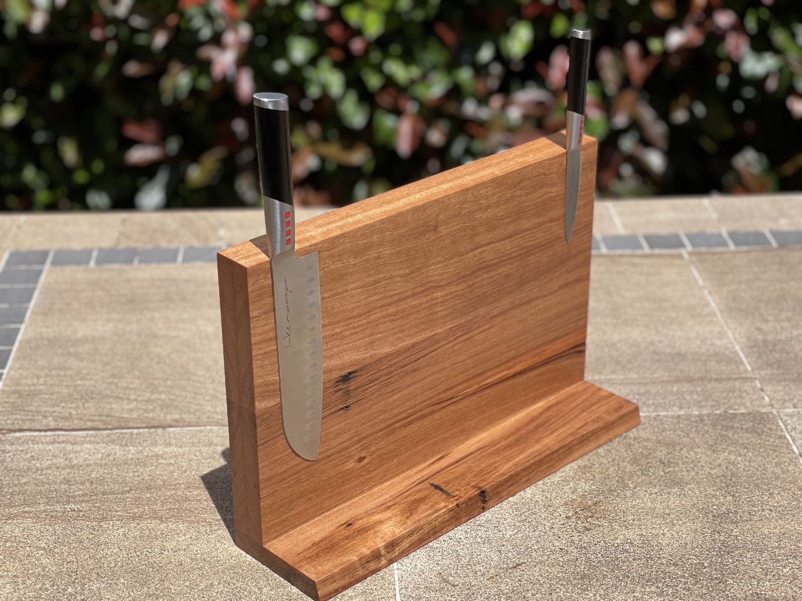 Magnetic Knife Boards - Single Sided L Type Upright 300w x 260h