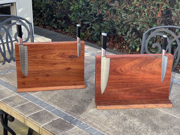 Magnetic Knife Boards - Single Sided L Type Upright 400w x 260h