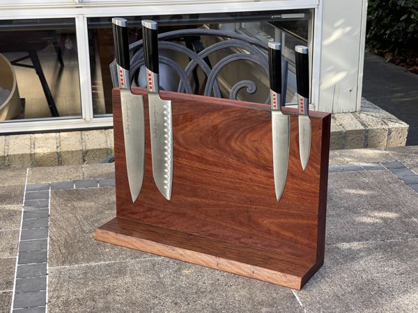Magnetic Knife Boards - Single Sided L Type Upright 400w x 260h