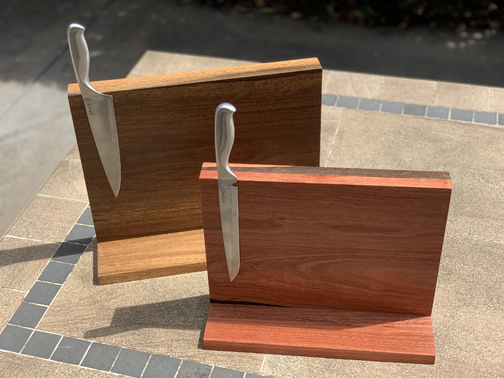 Magnetic Knife Boards - Single Sided L Type Upright 300w x 260h