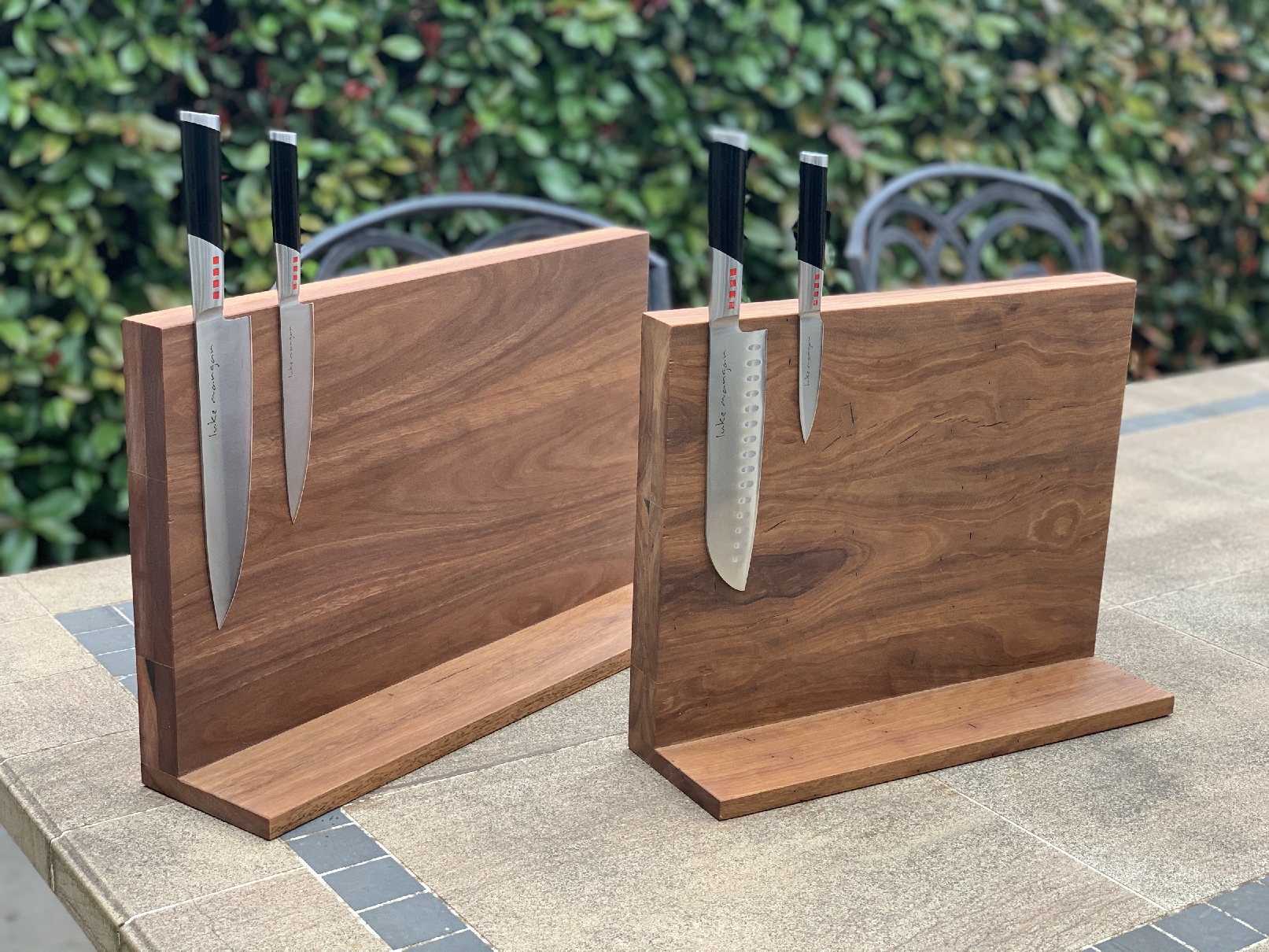 Magnetic Knife Boards - Single Sided L Type Upright 400w x 260h