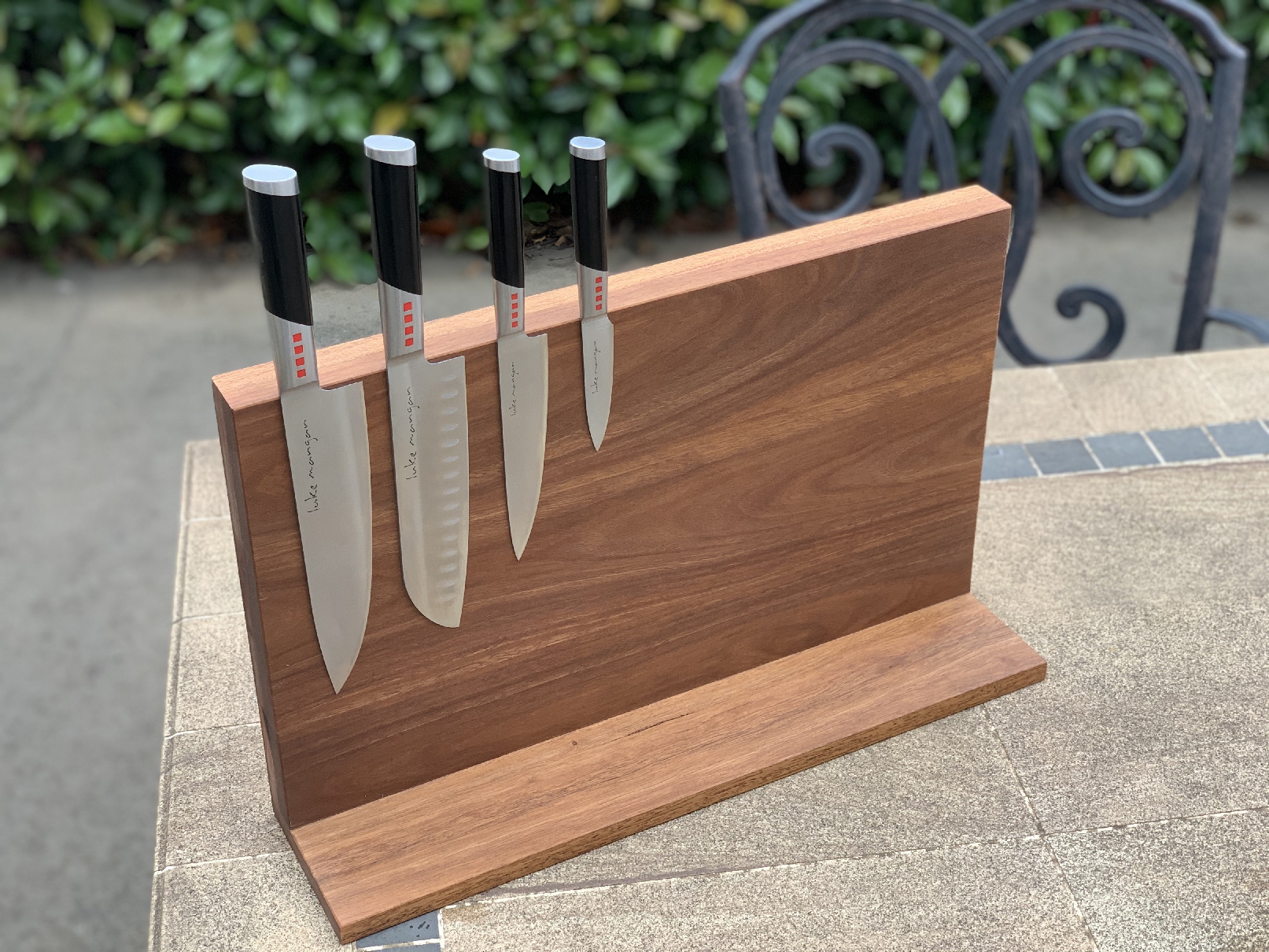 Magnetic Knife Boards - Single Sided L Type Upright 500w x 260h