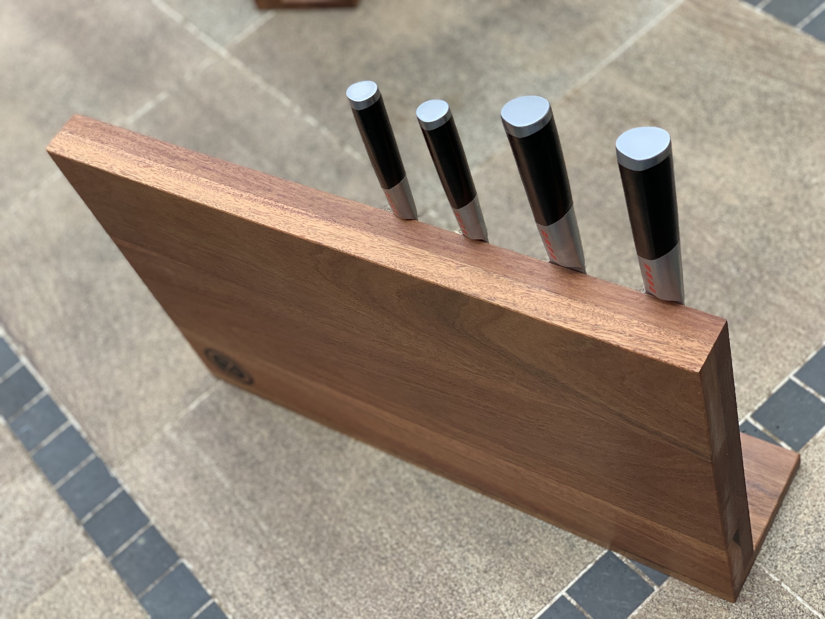 Magnetic Knife Boards - Single Sided L Type Upright 500w x 260h