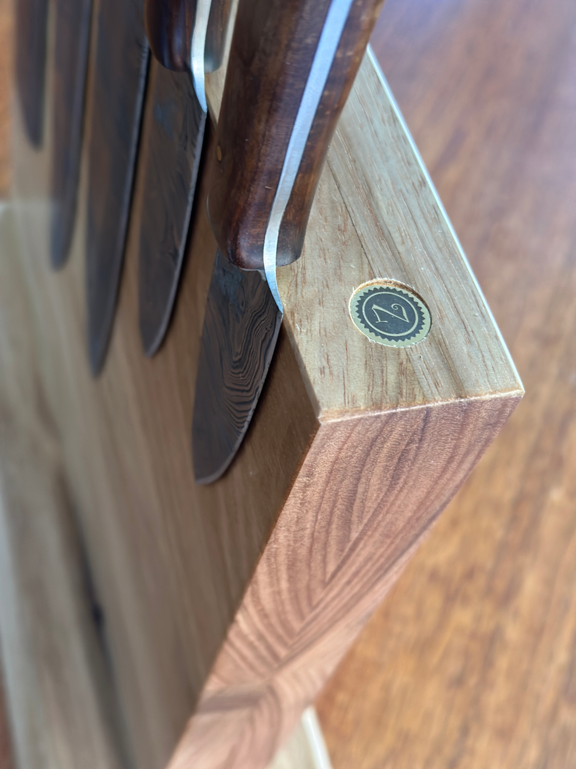 Double Sided Magnetic Knife Board & Knife Set