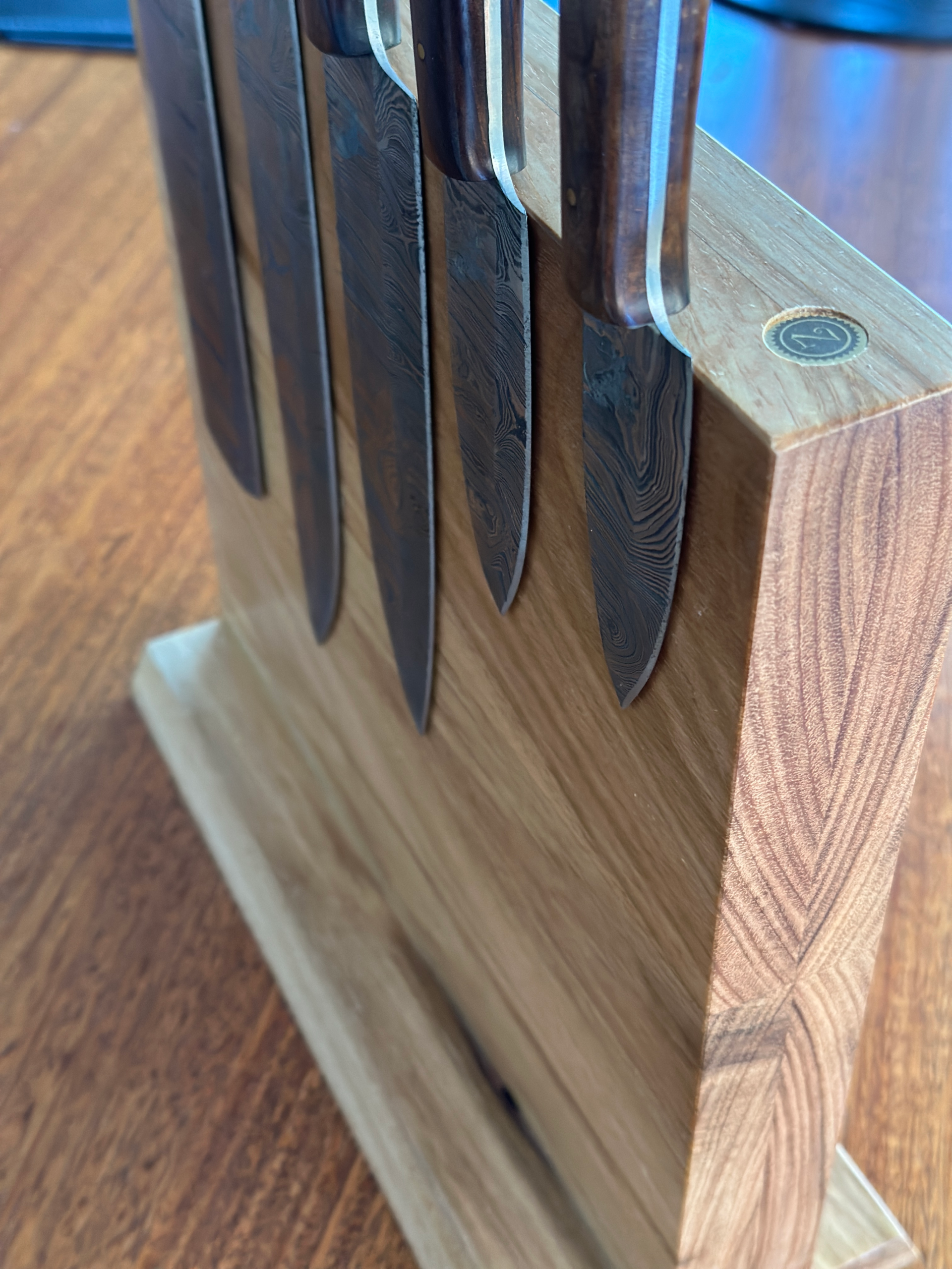 Double Sided Magnetic Knife Board & Knife Set