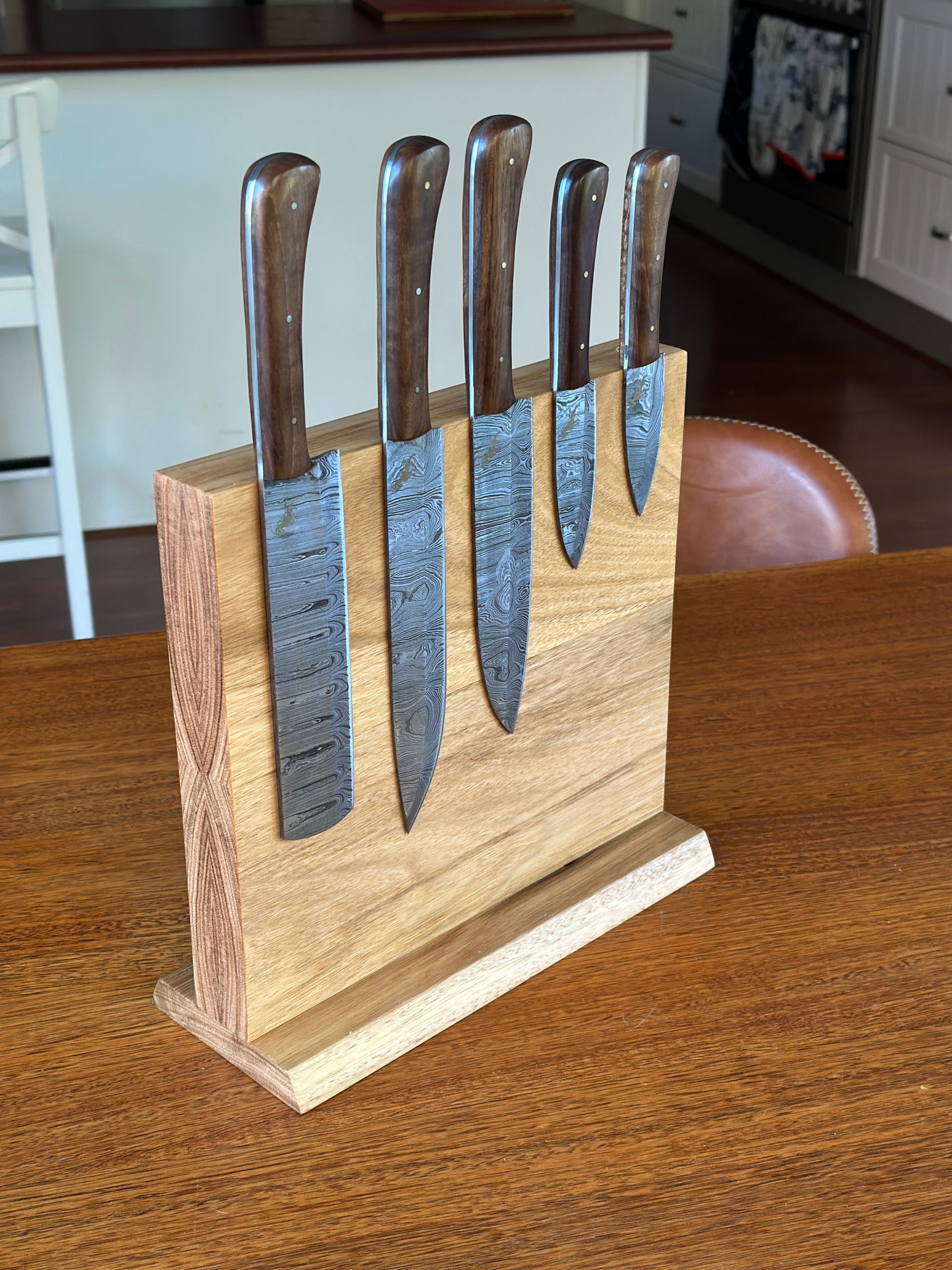Double Sided Magnetic Knife Board & Knife Set